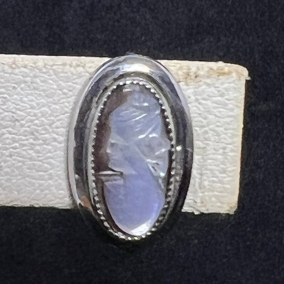 Vintage Sarah Coventry Sterling Silver Mother of pearl Screw Back Earrings (2804 - Picture 3 of 9